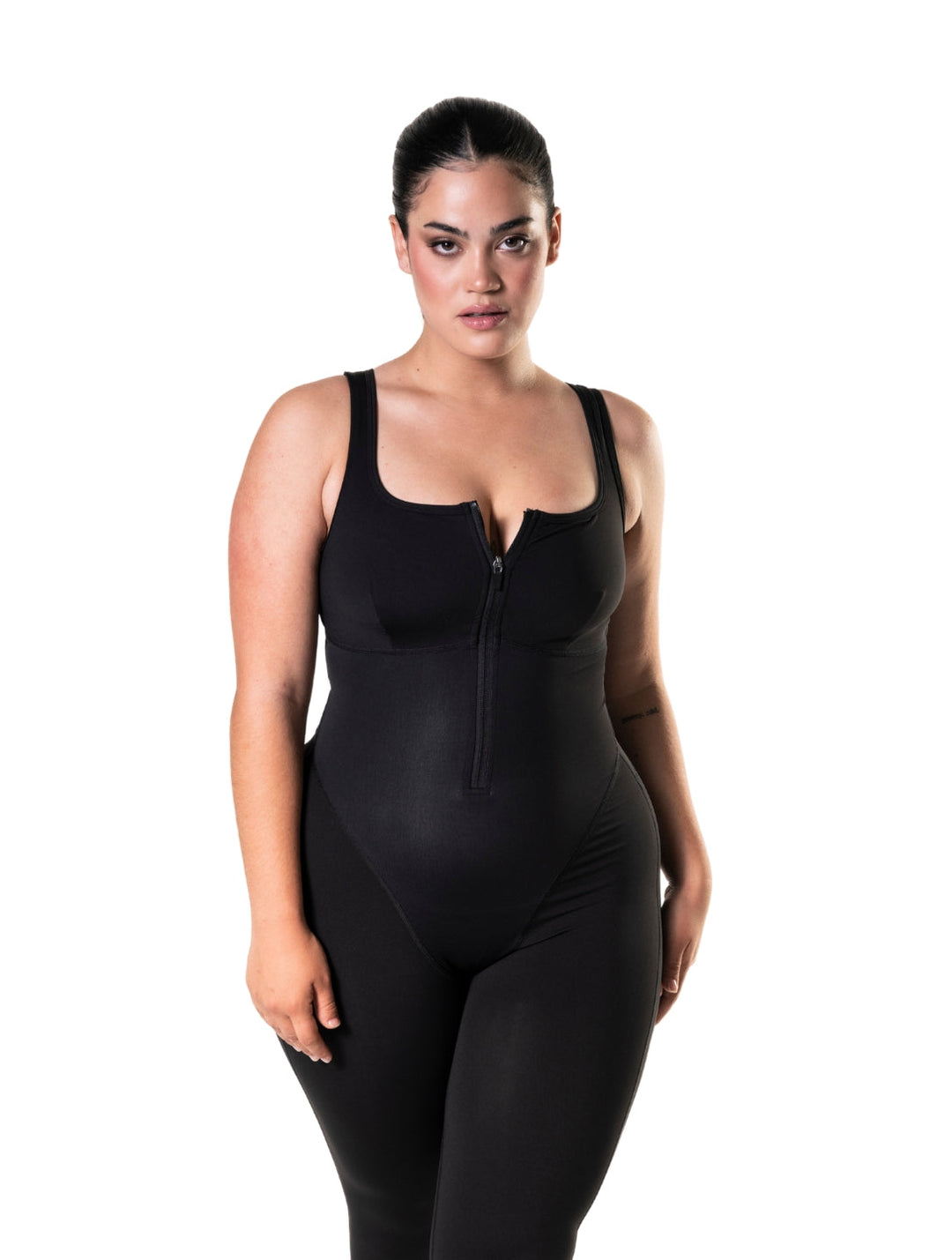Catsuit z zamkiem