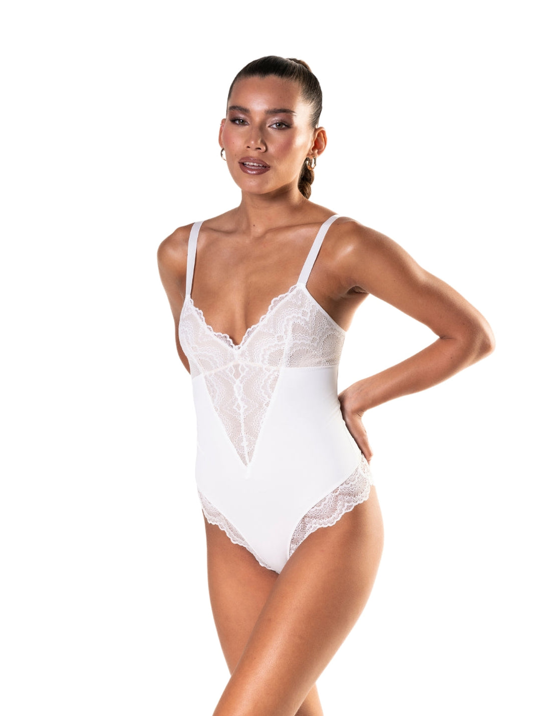 Body z półsznurowanym przodem
