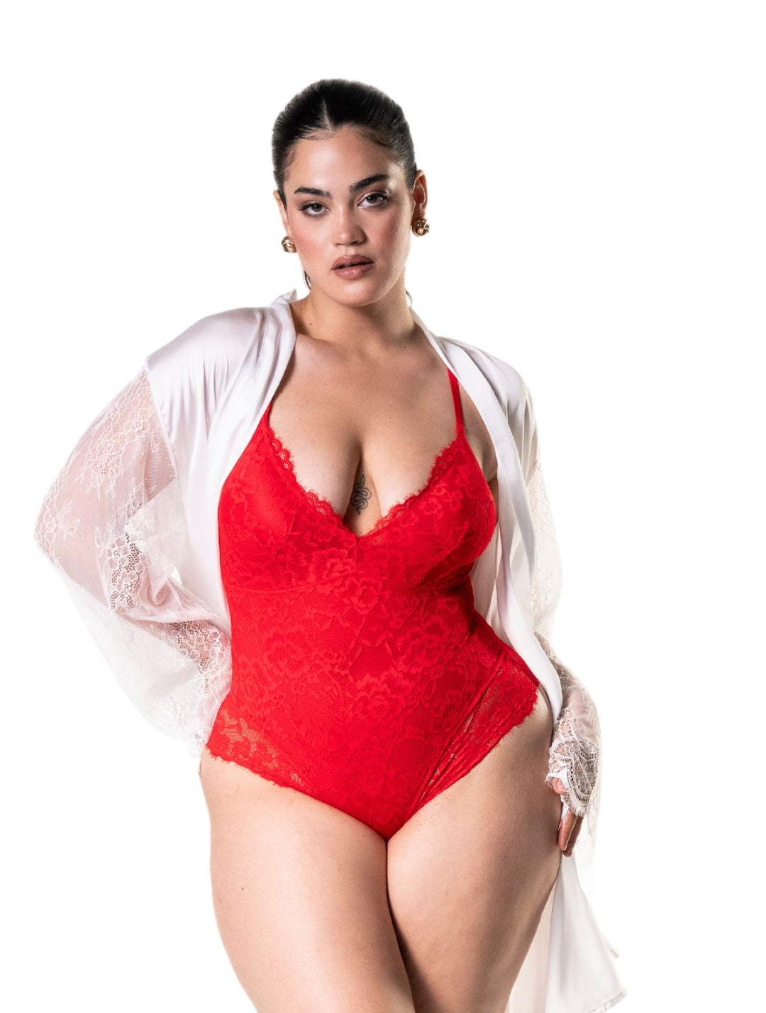 Body modelujące z koronką