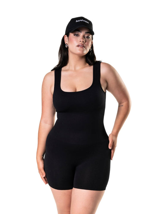 Kombinezon Shapewear z Kwadratowym Dekoltem