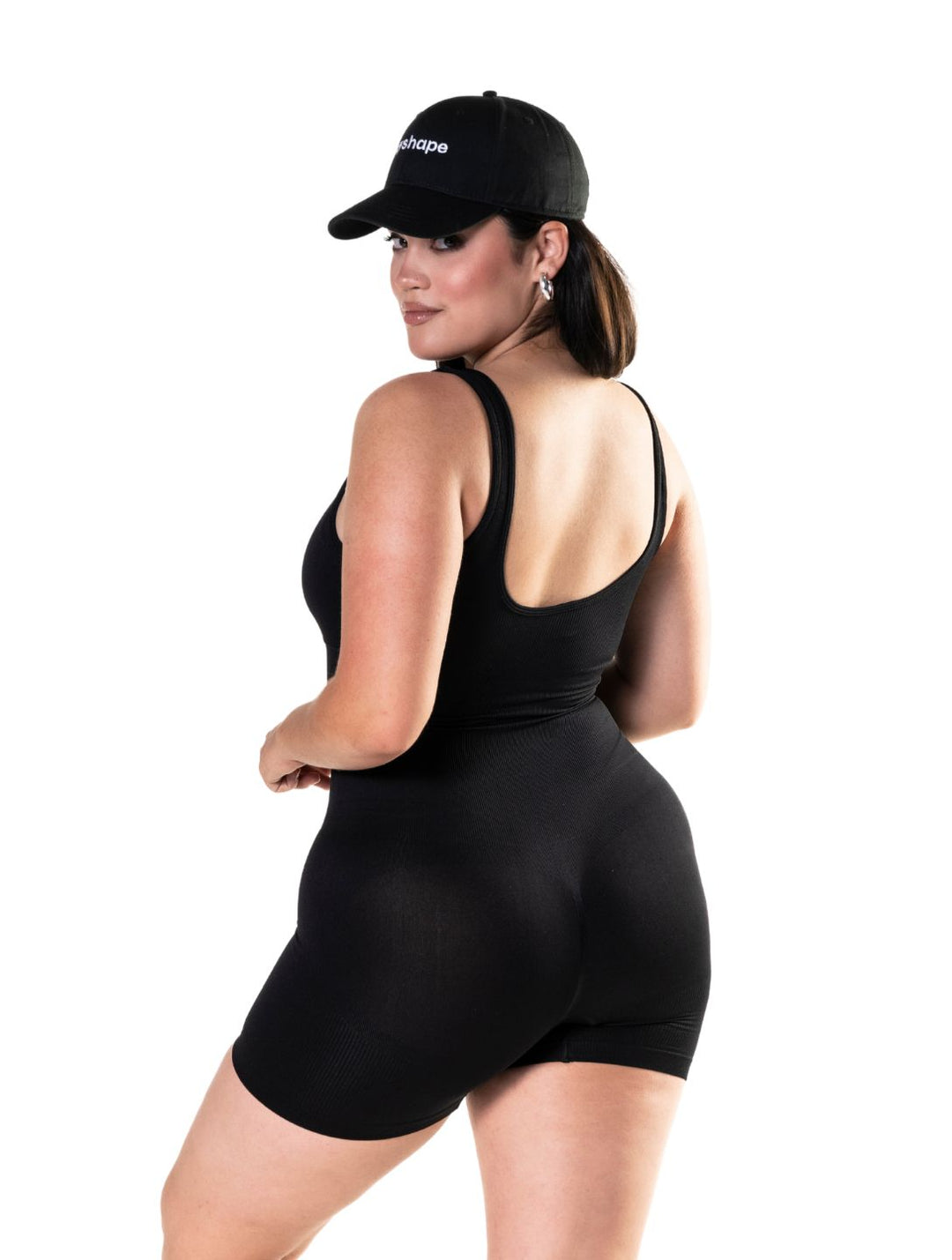 Kombinezon Shapewear z Kwadratowym Dekoltem