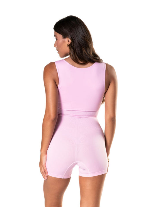 Kombinezon Shapewear z Kwadratowym Dekoltem