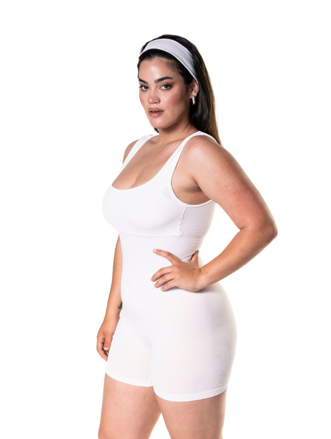 Kombinezon Shapewear z Kwadratowym Dekoltem