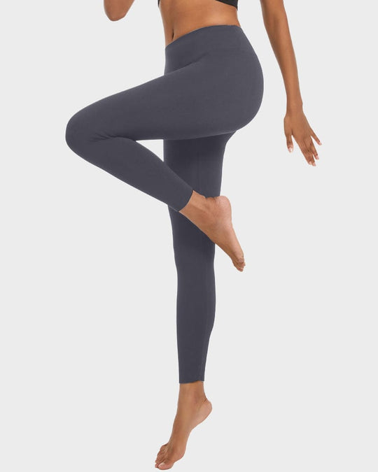 Vida - Lekkie Fleece Konturowe Legginsy Shapewear dla Kobiet