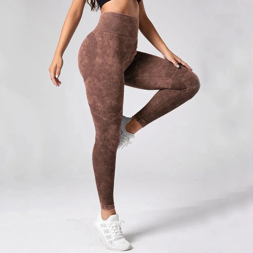 Hannah | Stylowe Elastyczne Wygodne Legginsy do Jogi dla Kobiet