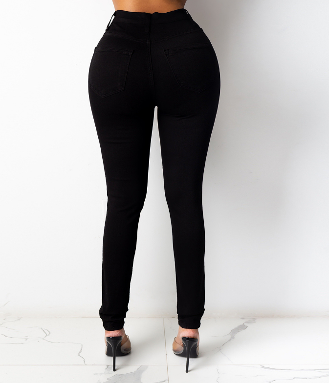 Renske | Eleganckie Legginsy Skinny z Wysokim Stanem dla Codziennego Komfortu