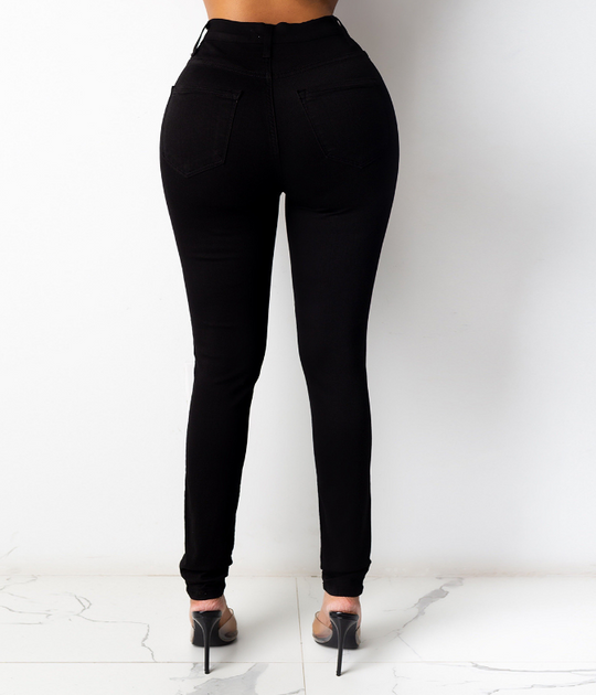 Renske | Eleganckie Legginsy Skinny z Wysokim Stanem dla Codziennego Komfortu