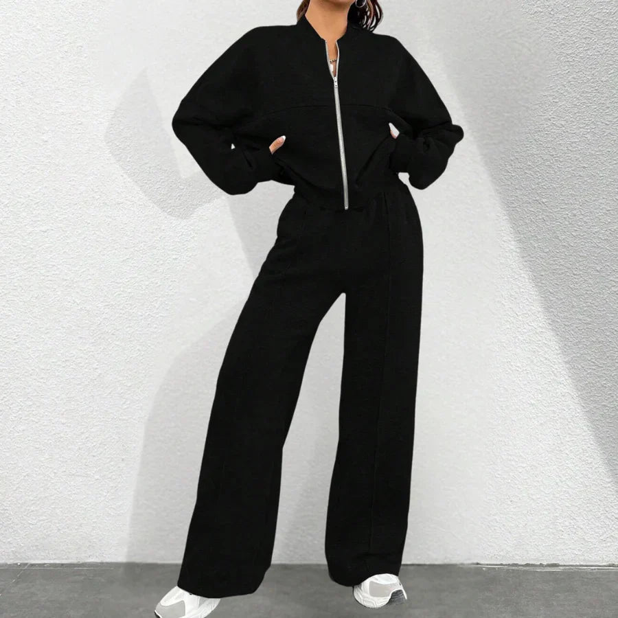 Zestaw Dwu Częściowy z Marynarką i Spodniami dla Kobiet | Idealny do Biura i Codziennych Okazji