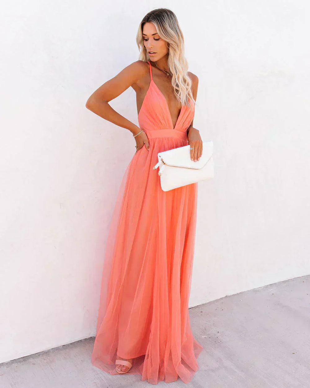 Amelia - Elegancka Maxi Sukienka