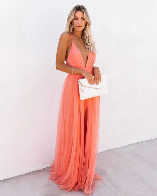 Amelia - Elegancka Maxi Sukienka