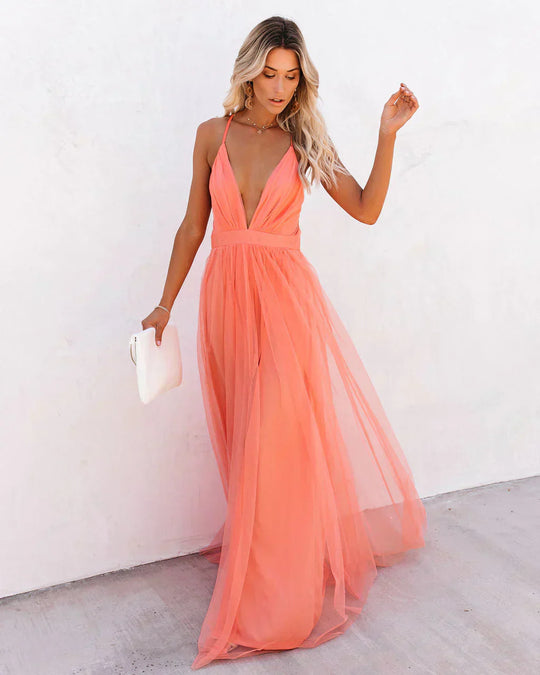Amelia - Elegancka Maxi Sukienka
