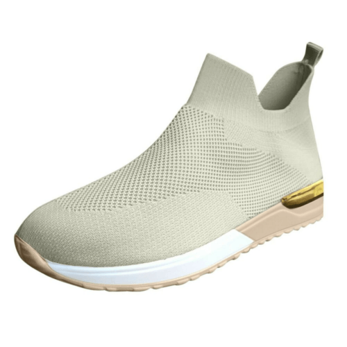 Ventiq | Oddychające elastyczne sneakersy slip-on dla kobiet - lekkie