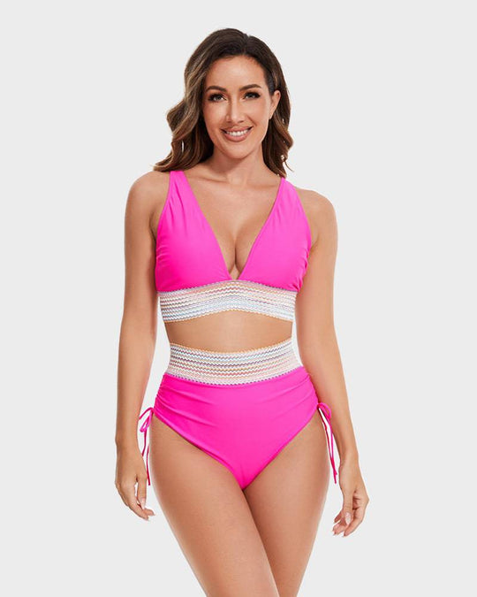 Beatrix - Elegancki Bikini w Wysokim Talii dla Kobiet