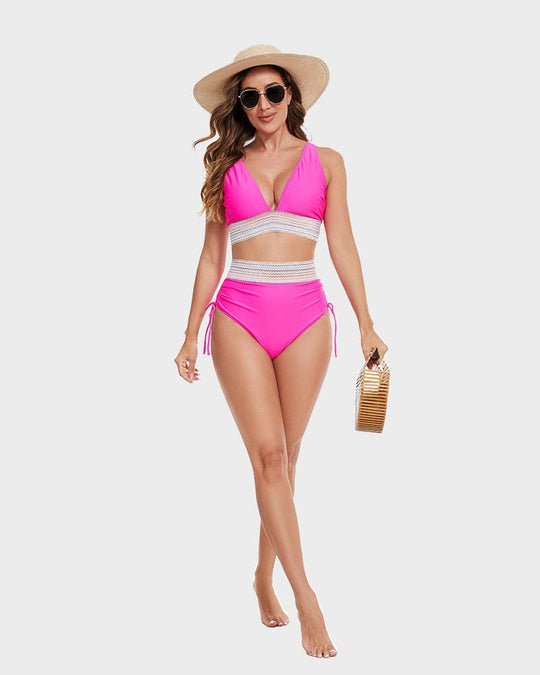 Beatrix - Elegancki Bikini w Wysokim Talii dla Kobiet