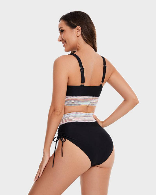 Beatrix - Elegancki Bikini w Wysokim Talii dla Kobiet
