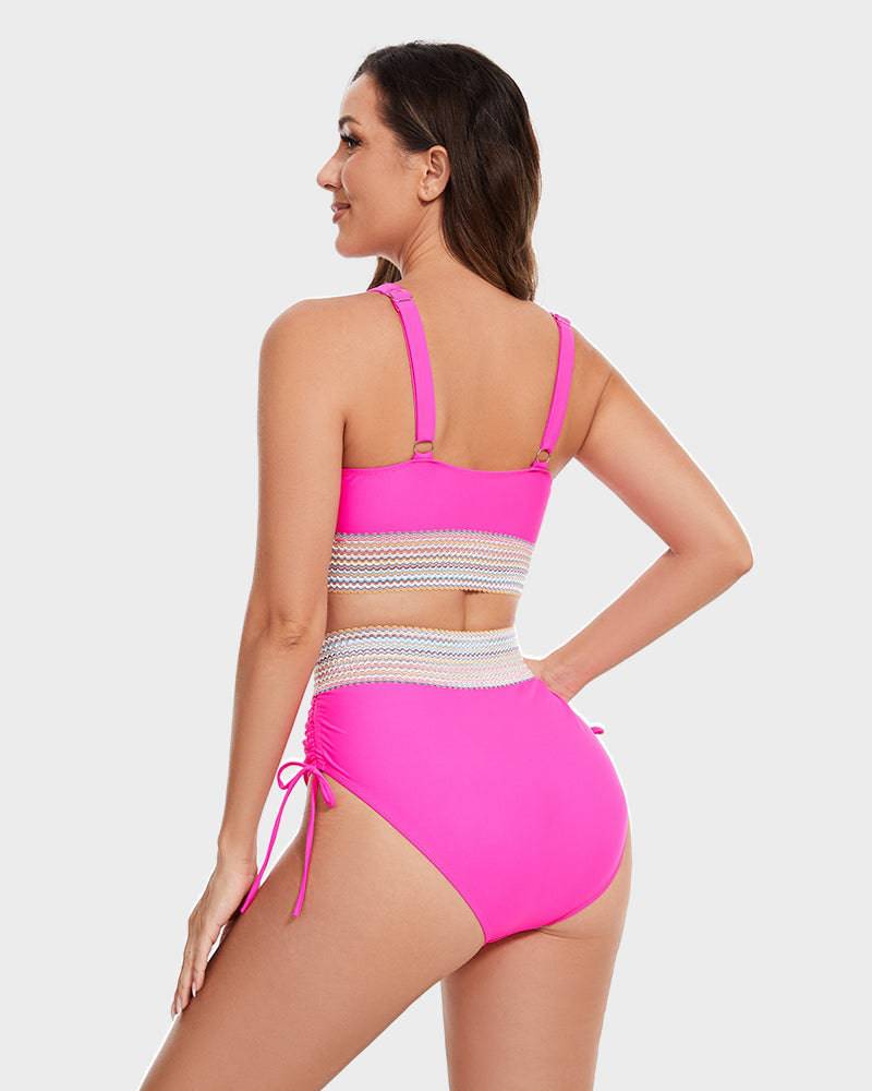 Beatrix - Elegancki Bikini w Wysokim Talii dla Kobiet